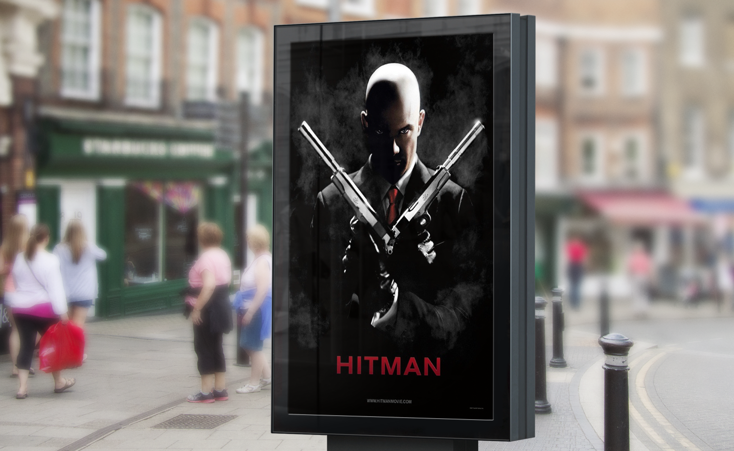Online PR action for the movie Hitman