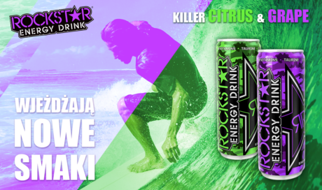 PEPSICO: Rockstar Energy Drink – energetyzujący launch dwóch nowych smaków: Killer Citrus i Killer Grape