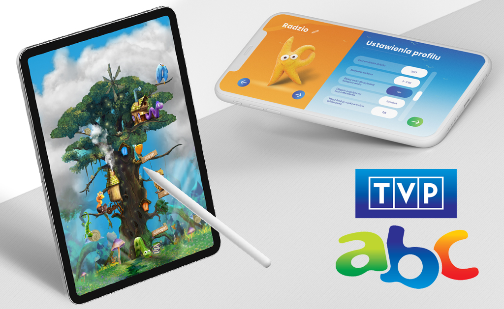 The digital advertising agency Biuro Podróży Reklamy will create the graphic design of a mobile application for television TVP ABC